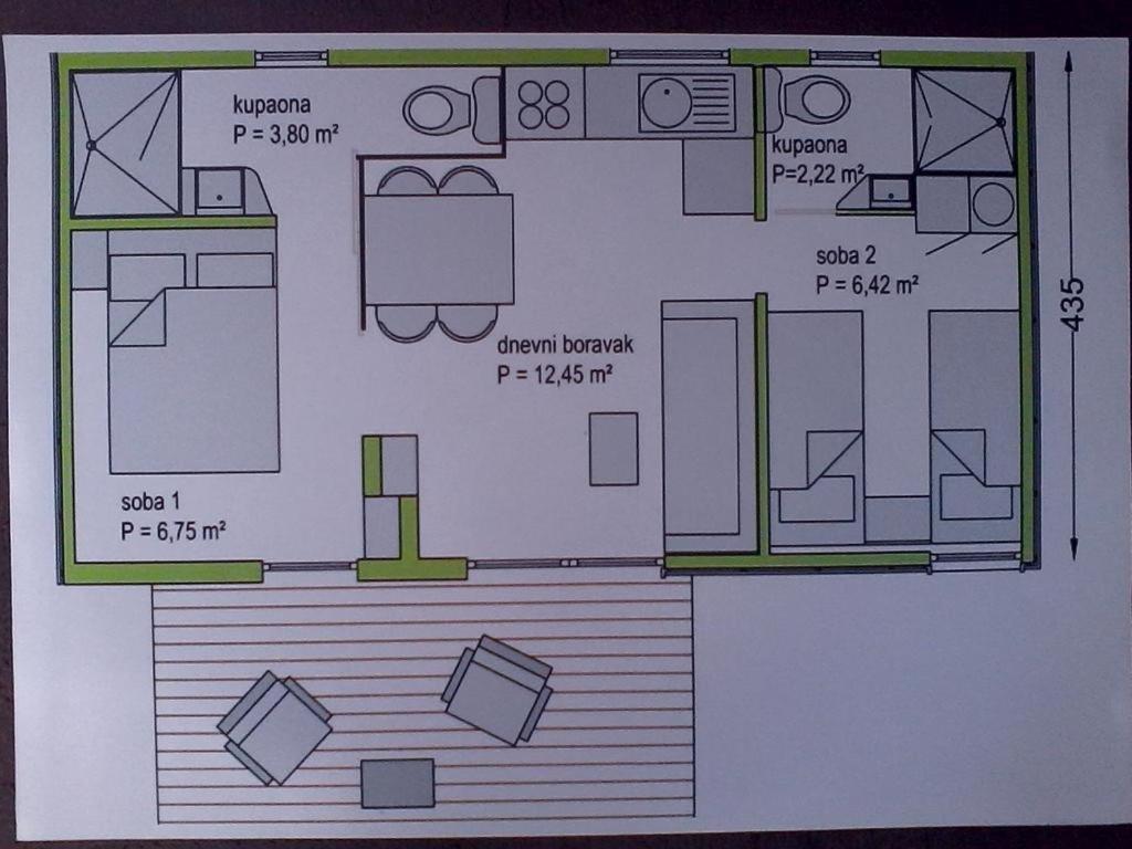 Mobile Home Ivan Vodice Ngoại thất bức ảnh